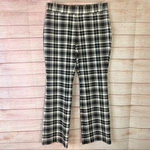 IMAN Black White Printed‎ Pants Large